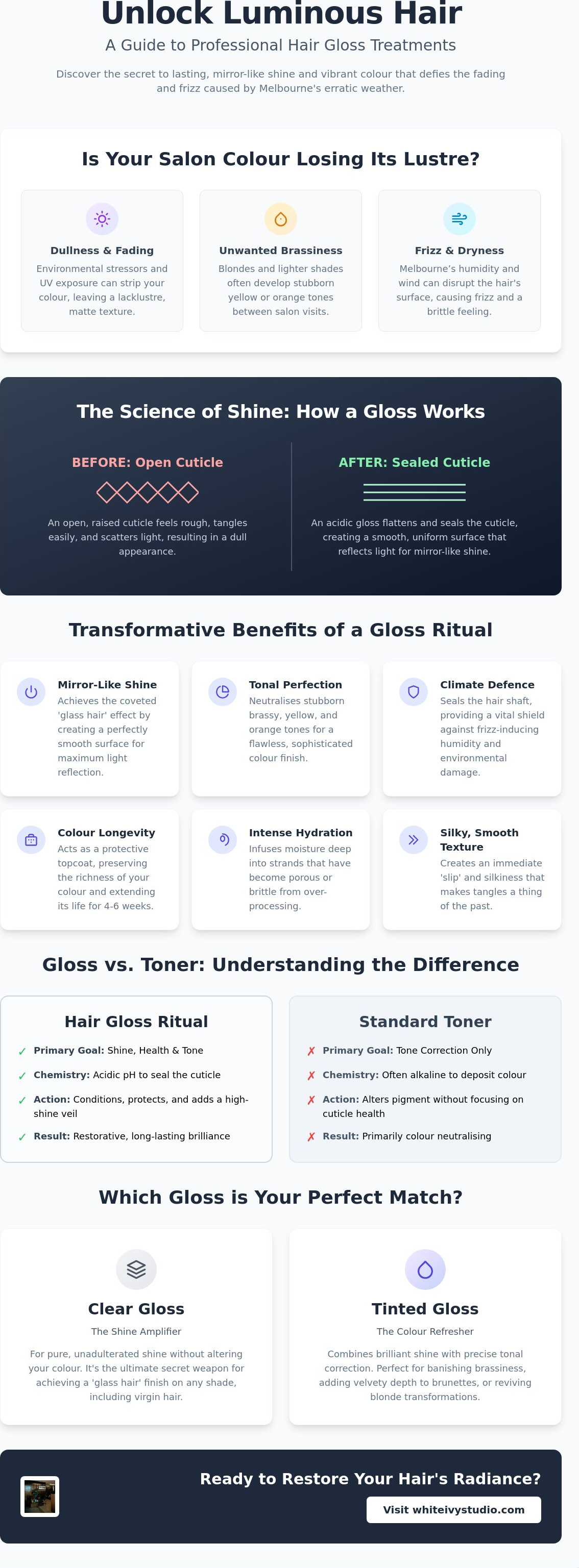The Essential Guide to Hair Gloss Treatments: Luminous Shine and Colour Longevity