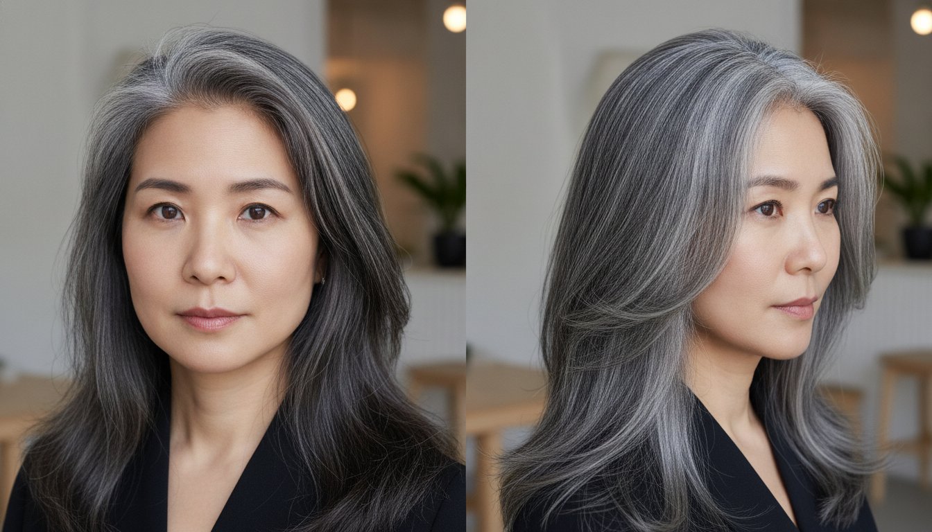 Grey Blending for Dark Hair in Melbourne: The Sophisticated Guide to Graceful Transitions
