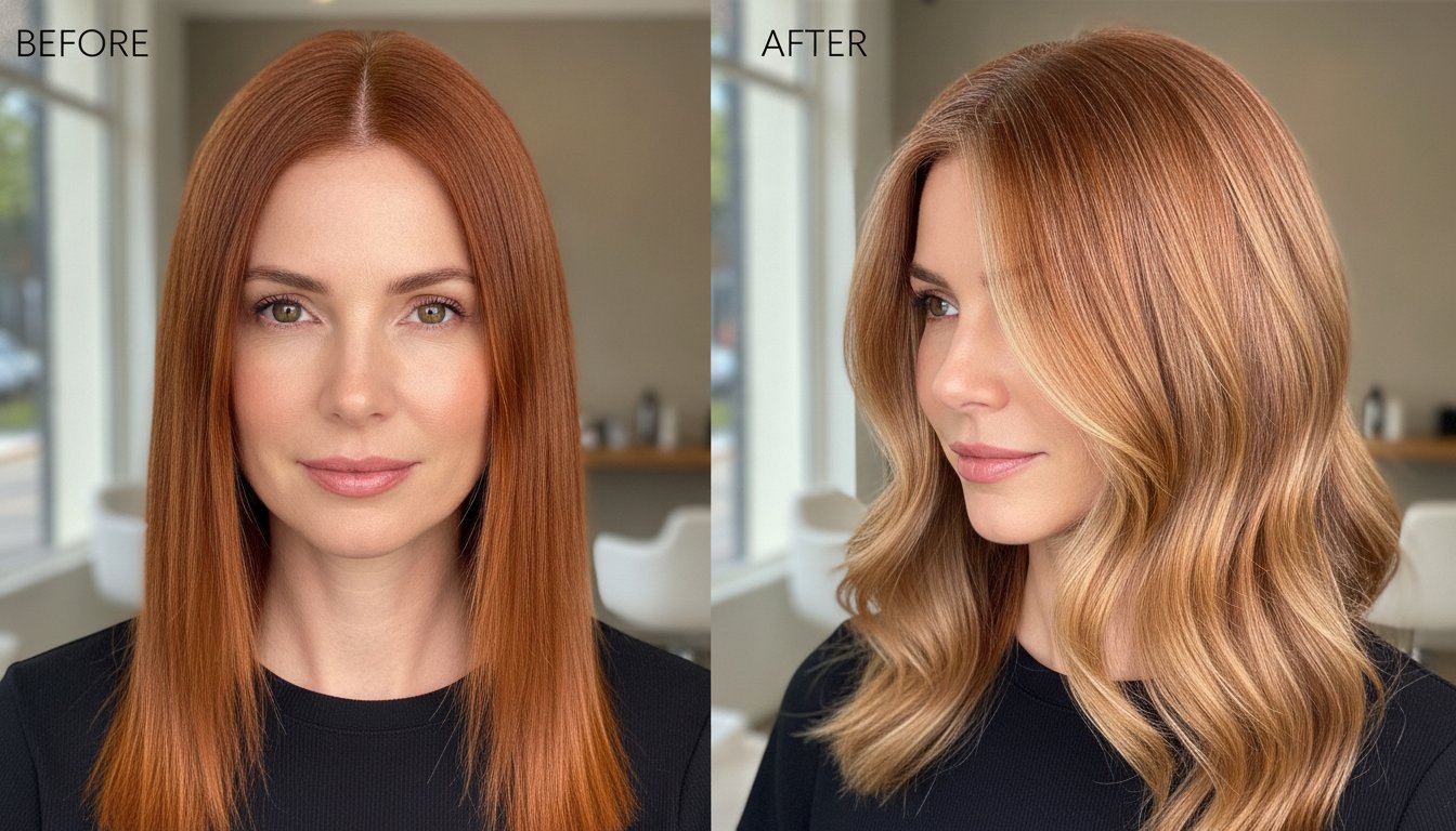 Grey Blending for Redheads in Melbourne: The Sophisticated Alternative to Block Colour