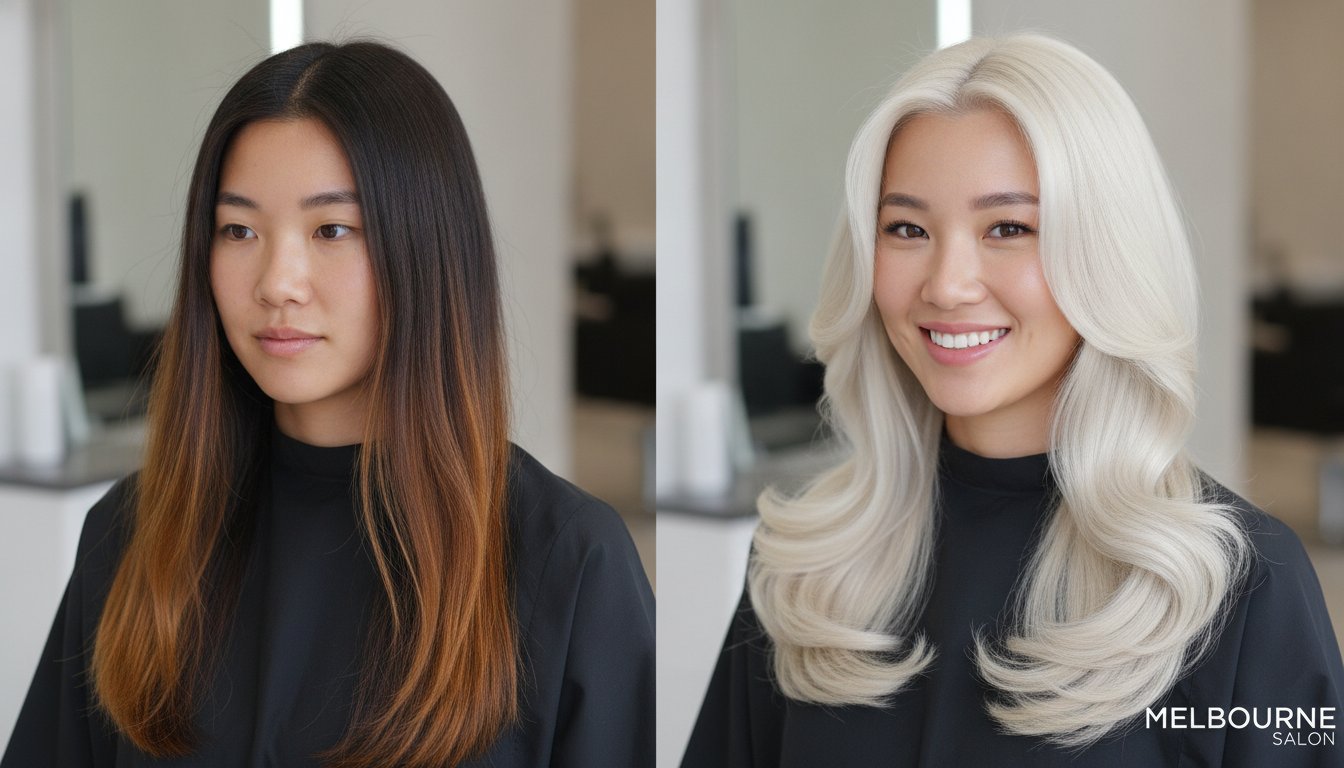 asian hair and why it takes more skill to get platinum
