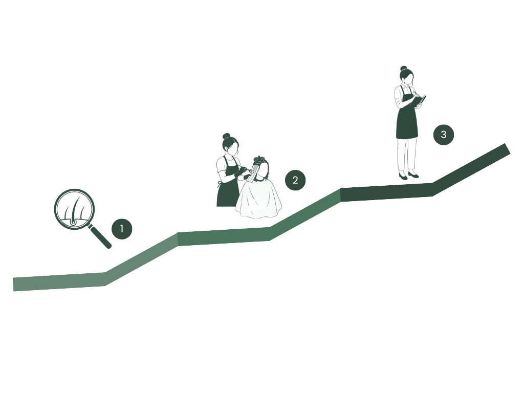 The Three Step Protocol graphic